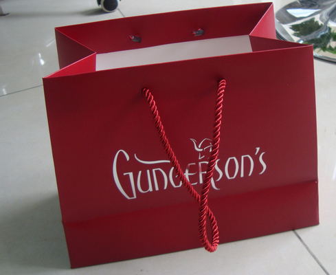 custom ODM promotional unique paper packaging bag with CMYK color