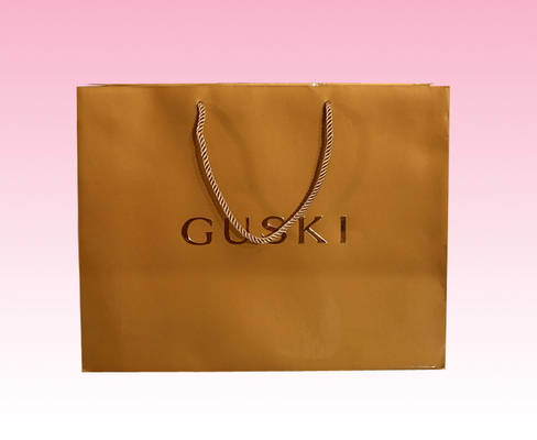 custom buy paper bags manufacturer with hologram stamping logo