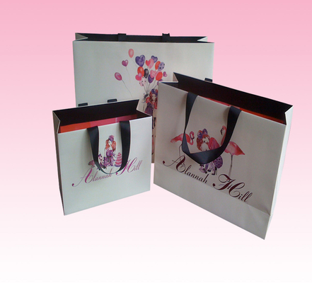 custom where to buy paper bags with full color printing maufacturer