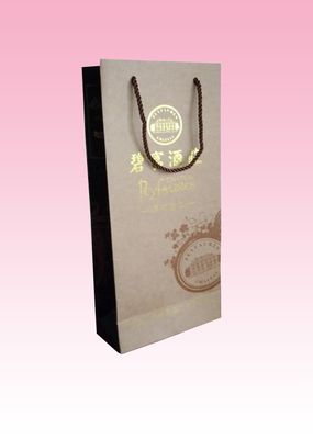 custom brown paper bags for sale manufacturer with window printing