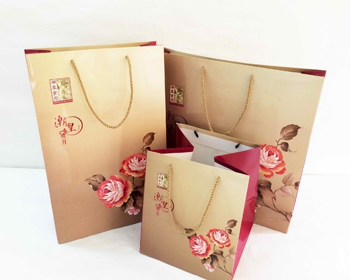 custom elegant tiny paper bags wholesale making manufacturer with logo printing