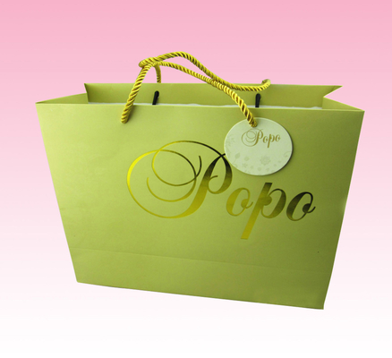 custom recyclable paper Grocery Bags packages printing factory