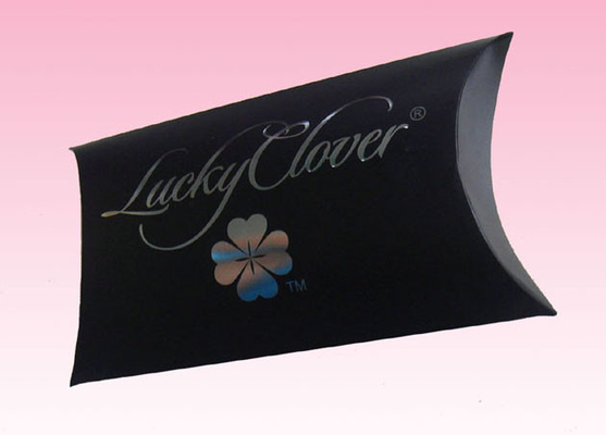 custom retail paper packaging pillow boxes printing supplier with 350gram art paper