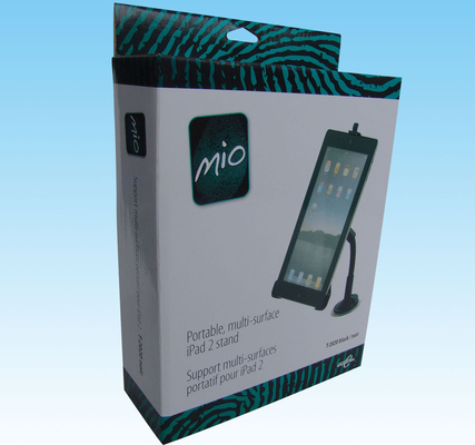 custom luxury paper paperboard box manufacturers with hanger for car/ mobile mount holder