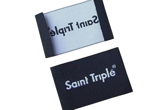 custom brand name labels for clothes woven label garment sewing label tags factory