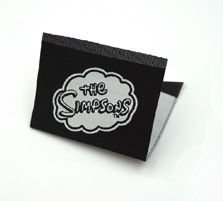 custom brand name labels for clothes woven label garment sewing label tags factory