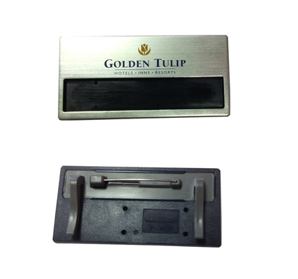 custom medical name tags with logo printing cheap name badges international size