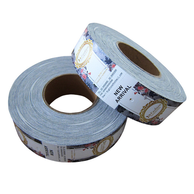 custom clothing paper hang tag printing in roll with glossy lamination factory