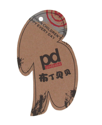 custom full color bottle neck paper hang tag wholesale in sale manufacturer