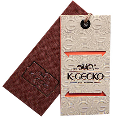 custom personalized hang tags printer for clothing product hang price tag design