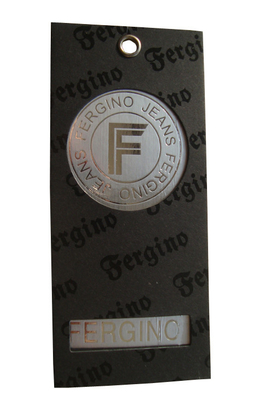 custom apparel swing hang tags label size with hologram printing factory