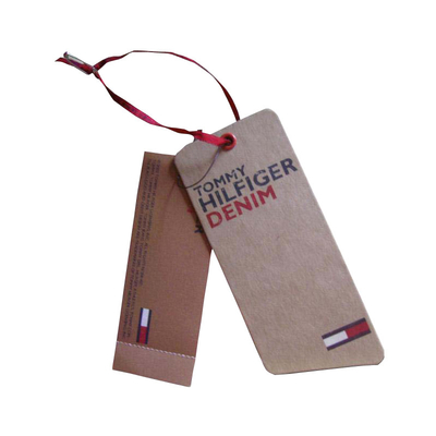 custom kraft paper hanging price tags hang tag parking gold hot stamping company