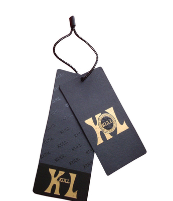 order custom cardstock hang tags brand hang tag booklet with strings uv coating
