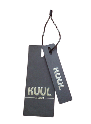 order custom cardstock hang tags brand hang tag booklet with strings uv coating