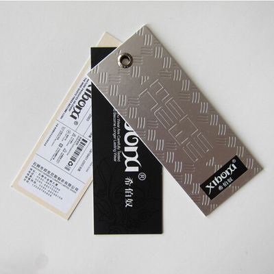 custom fabric name tags cloth hangtag clothing hang tags brand tags for sale