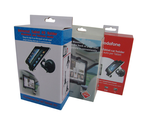 custom small corrugated paper boxes packaging with hanger for electronics