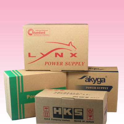 custom strong kraft corrugated paper mailing boxes company order post box
