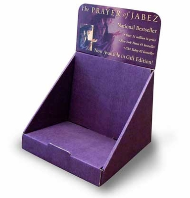 custom F-flute corrugated cardboard store display cases wholesales manufacturer