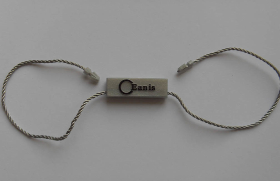 custom clothing plastic price tag with embossed logo wholesales manufacturer