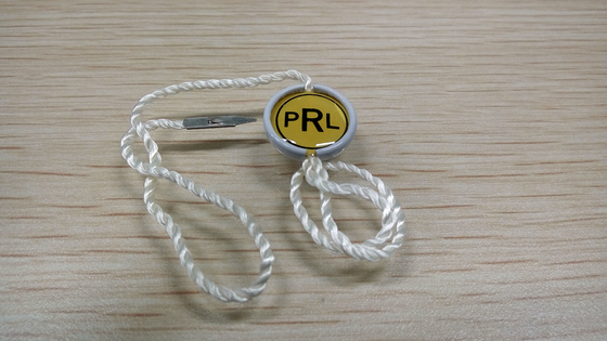 custom wholesale garment plastic hang tag manufacturer with emboss black logo