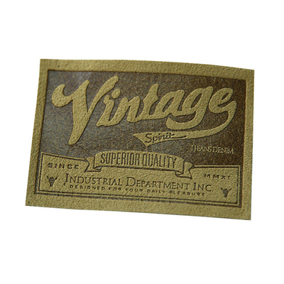custom personalized leather patches leather tags clothing labels for Jeans