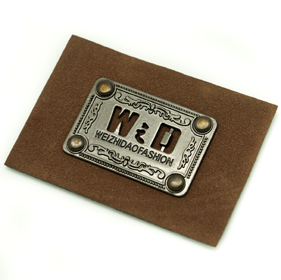 custom personalized leather patches leather tags clothing labels for Jeans