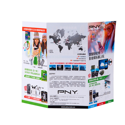 custom color 157gsm artpaper double sides business post leaflet flyer printing