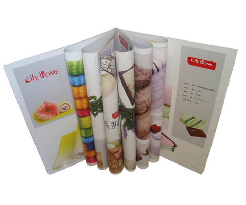 custom color 157gsm artpaper brochure design services cheapest print online