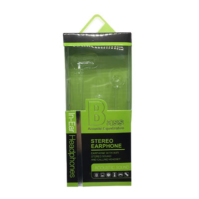 Custom Printed Paper Pillow Box with Clear Window – Retail Packaging for Earphones & Small Electronics