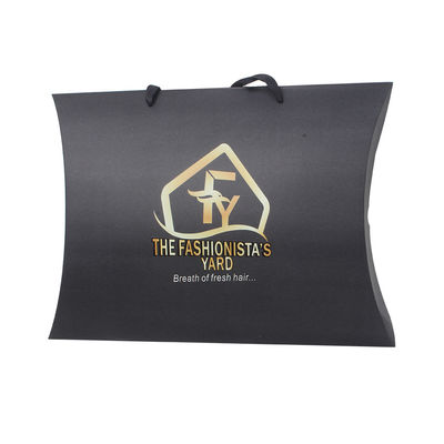 Cheap Custom Eco-Friendly Printed Pillow Paper Boxes With UV Logo factory