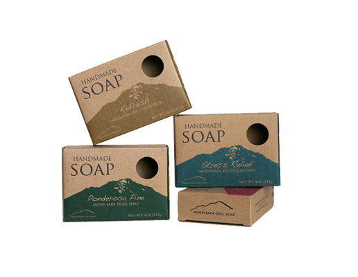 Custom Kraft Paper Soap Boxes with Clear Window – Eco-Friendly Packaging for Handmade & Organic Soaps
