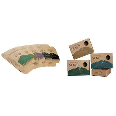 Custom Kraft Paper Soap Boxes with Clear Window – Eco-Friendly Packaging for Handmade & Organic Soaps