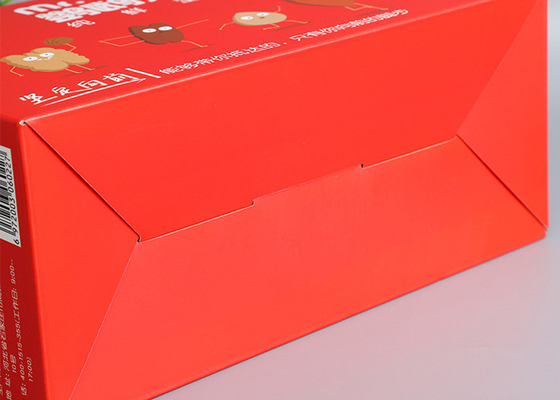 Custom Strong F-flute Corrugated Paper Boxes Product Packaging with Plastic Handle