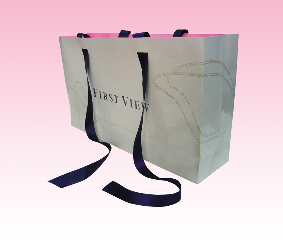 custom ODM promotional unique paper packaging bag with CMYK color