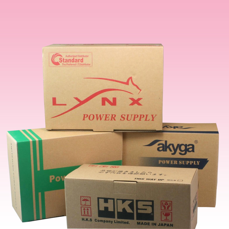 custom strong kraft corrugated paper mailing boxes company order post box