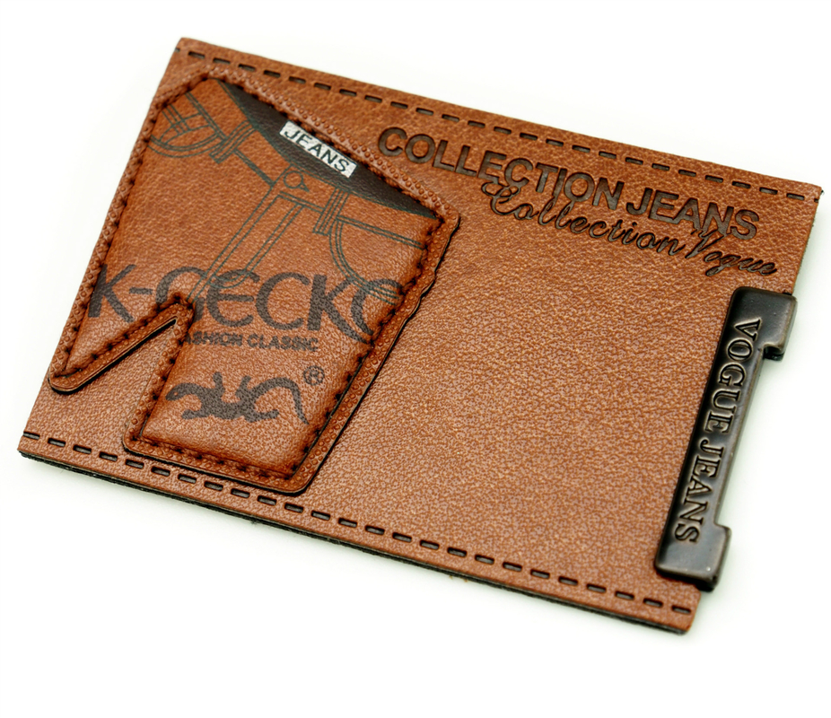 custom jeans leather patch leather hang tags leather bag tag sizes manufacturer