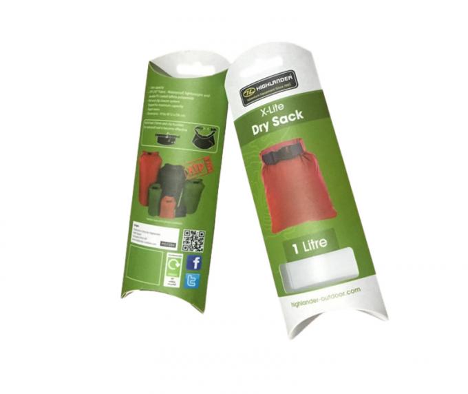 Custom Printed Paper Pillow Boxes With Handle Rope – Luxury Gift Packaging With Silver Foil Logo 3